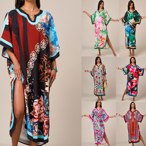 Elegantes, mit Charme bedrucktes Badekleid,-Abschnitt 2 2