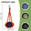 Hamster Hideouts Balançoire suspendue, jouet-Orangecouleur 1 3