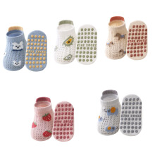 Set of 5 Pairs Lovely Baby First Step Socks Air-Mixed colors S