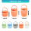 Silicone Food Container With Strong Seal For-Orange L size 4