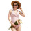 Maternity Single Piece Swimsuit Adjustable Design Soft Fabric-S 1