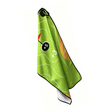 Magnetic Golf Towel With Reliable Magnet And Secure Carabiner-D