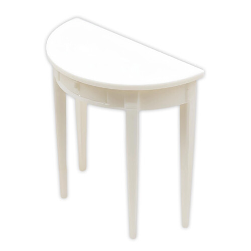 Classical Half Round Miniature Table Model Figure 1:12-White