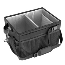 BBQ Storage Bag Barbecue Tool Storage Box For Picnics And-Black