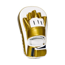 Professionelles Box-Schlagpolster, PU-Leder, Hand--WEISSER Glanz