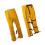 Industrial Leather Welding Chap Flame Resistant-Yellow 1
