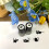 4 Stück schwarzer Kätzchen-Stempel, lichtempfindlicher Stempel 2
