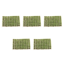 5Boxes Nylon Mini Grass Tufts for Model Railway and Garden Scenery