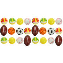 24Pcs Assorted Foam Stress Balls Durable Anti-Stress Toys for Kids