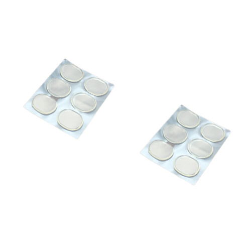 2Pcs Back Heel Inserts Transparent Gel Cushions for Women