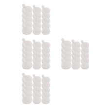 60Pcs Silicone Bubble Inserts White DIY Replacement Parts