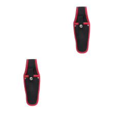 2Pièces Pochette Outils Électricien Noir Toile Pérenne Pour Ceinture
