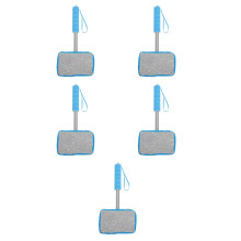 5Pcs Compact Car Rearview Mirror Cleaner Aluminum Microfiber Brush Set