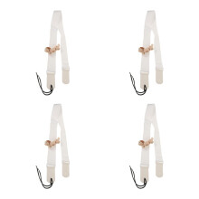 4Stk Dekorative Verstellbare Gitarrengurte Mit Flauschigem Hundemotiv