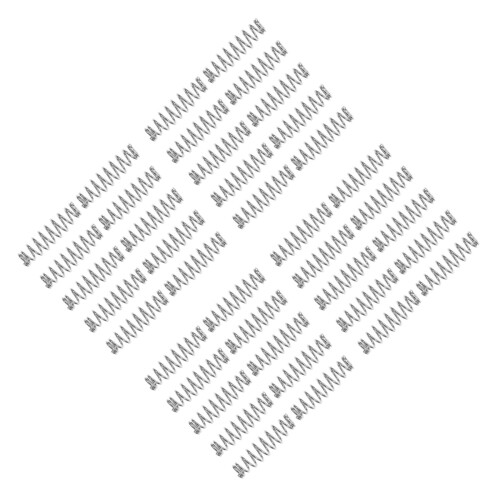40Pcs Durable Steel Springs for Tree Pruning Silver Gardening Tools