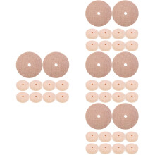 40Pièces Petites Roues En Bois Naturel Pour Jouets Bricolage DIY