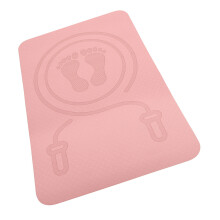1Tapis De Saut Rose Tpe Portable Silencieux Pour Gym À
