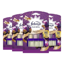 Febreze 3volution Plug In Refill Sugarplum Delight, 20ml Pack of 4