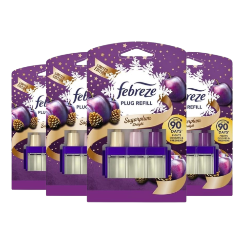Febreze Febreze 3volution Plug In Refill Sugarplum Delight, 20ml Pack of 4