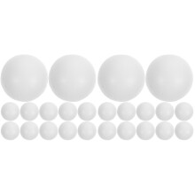 24St Witte Mini Volleyball Stressballen PU Voor & Relatie