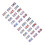 30St Permanente Look Tattoo Stickers, Patroon 1