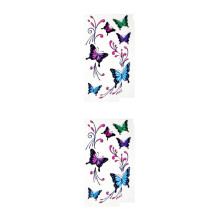 20Feuilles Stickers Éphémères Multicolores Sûrs Pour Enfant