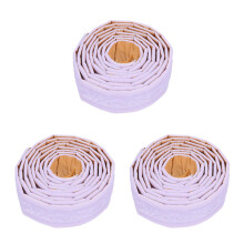 3Rouleaux De Trim Autocollant En Mousse Violet Pour Plinthes Coins