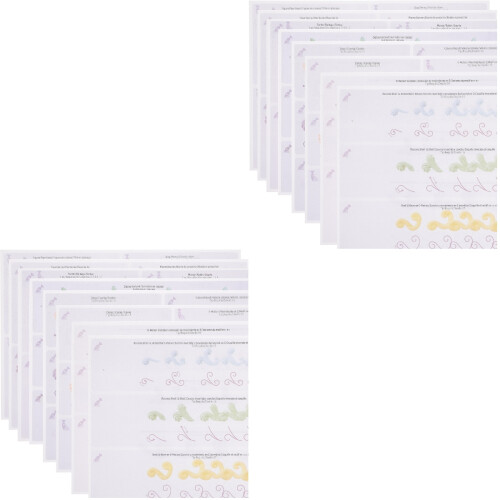 24Feuilles Kit En Papier Pour Dessins Colorés