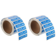 2Rouleaux Étiquettes Autocollantes Usage À