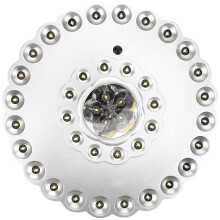 1 Lampe LED Camping Argentée 36 Ampoules Pour , Parasol Extérieur