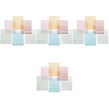 24Feuilles Stickers Strass Adhésifs Colorés Accessoires DIY