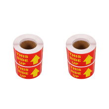 4Rouleaux Étiquettes Fraîches Avertissement Fragile Usage Logistique