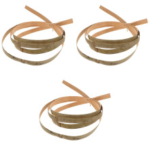 3Rouleaux Lanières Plates En Bambou Pour Décoration Bricolage DIY