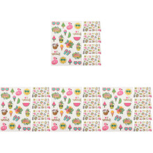 20 Sheets Multi Color DIY Body Tattoos Stickers Safe Waterproof Decals