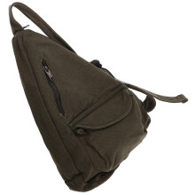 1Sac Épaule Toile Vert Femme Portable Polyvalent Design Simple