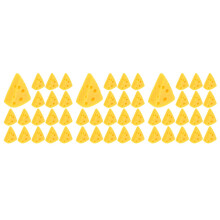 90Pièces Modèles Fromages Miniatures Jaunes Pour Décorations Créatives