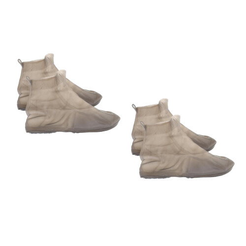 2Paires Couvre-Chaussures Silicone Antidérapant
