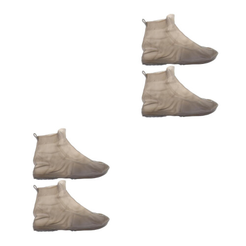 2Paires Protection Chaussures Silicone Réutilisable Antidérapant