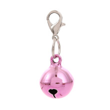 Colorful Dog Collar Charm with Crisp Sound Collar Bells-Pink