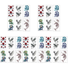 30St Tijdelijke Tattoos Stickers Multi Color Dieren Design