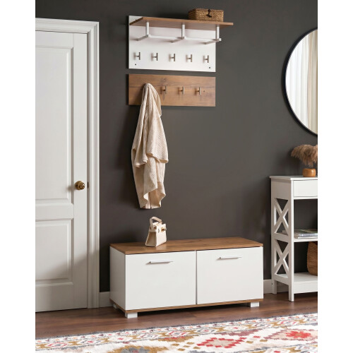 Beliani Hallway Set ESTEVAN White 1