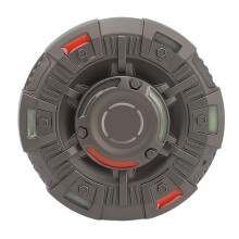 SliderHapticCoin 4.8x4.8x1.5cm 4x40mAh Lila-Grau