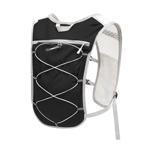 Atmungsaktive Weste mit ergonomischem Design und-Schwarz