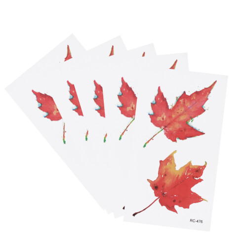 20St Waterdichte Leaf Tattoos Voor Arm En Rug