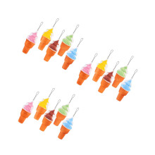 3Pièces Jouets Anti-Stress Glace PU Colorés Suspendus Pour Accessoires