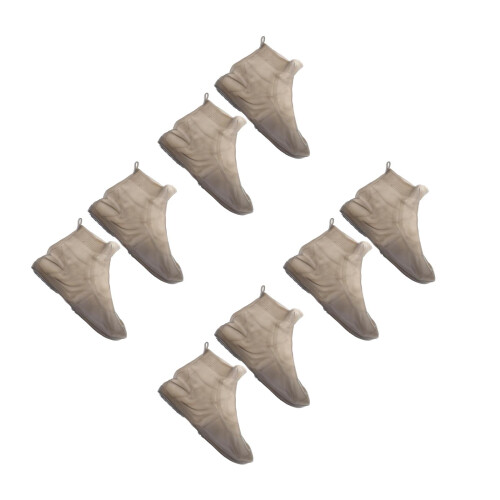 4Paires Couvre Chaussures Élasticité Silicone