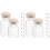 32Pièces Bocal Bonbons Miniature Transparent Pour Décor Maison 1