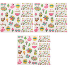 15Vel Waterdichte Hawaiistijl Tattoos Stickers PVC Voor Body Decoratie