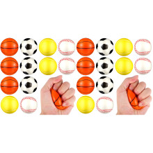 24St Squeeze Stressballen Sport Party Favoraties Flexibele Speelbal