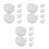 18Pièces Inserts De Balles Tpr Blanches Douces Pour Jouets Et Loisirs 1